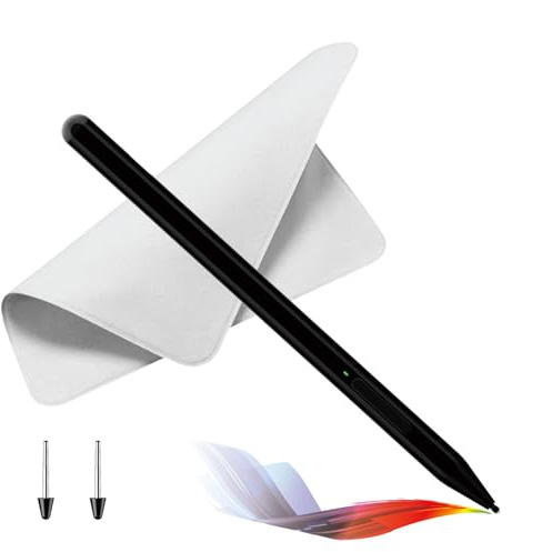 Stylus Pen for Microsoft Surface Pro12/11/10/9/8/X/7+/6/5/4/3/Surface Go 3/2/1,Surface Laptop/Studio/Book 4/3/2/1,Stylus Pencil for iPad 2018-2025 with Tilt Sensitivity,Palm Rejection