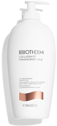 Biotherm Collagen Fit Firming Body Milk, Körpermilch für straffere, festere Haut und bis zu 48h Feuchtigkeit, mit Kollagenpeptiden & Biotech Plankton, 400 ml