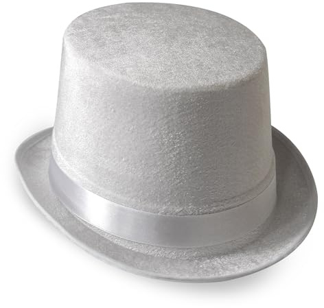 Wildarms Sombrero de copa para hombre, sombrero de fiesta de mago para adultos, sombreros victorianos para cosplay, Halloween, Mardi Gras