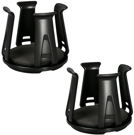 leruiyezs Lot de 2 Porte Gobelet Voiture Universel Auto-Adhésif – Support Gobelet Voiture pour Tasses à Café, Bouteilles et Canettes, Facile à Installer, Adapté à Voiture, Camion, Camping-Car, Bateau