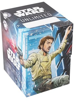Gamegenic, Star Wars: Unlimited Soft Crate – Cassian Andor/Dedra Meero, fasst 60 doppelt gesleevte Karten, inklusive Token Box
