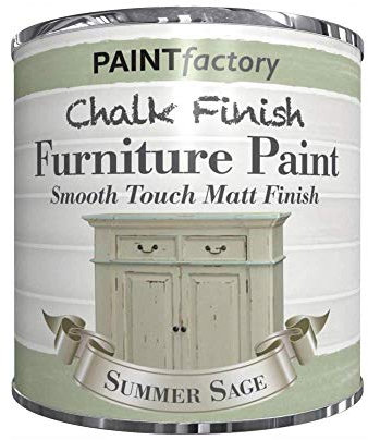 250ml Chalk Finish Paint Tin Tub Smooth Touch Matte Furniture Vintage House Home - Summer Sage