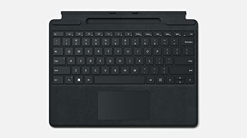 Microsoft Surface clavier Signature Keyboard, Noir, compatible Surface Pro 8, Pro 9 et Pro X (Clavier AZERTY)