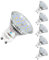 Yiahin Ampoules LED GU10 5W - Équivalent 50W - 450 Lumens - Blanc Chaud 3000K - Angle de 120° - Faible Consommation - Éclairage Énergétique et Économique - Pack de 5