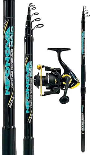 Kit Pesca a Bolognese Canna da pesca 4.20 mt Mulinello da pesca