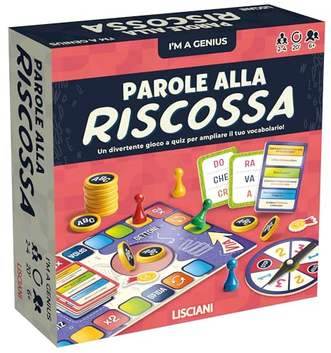 Liscianigiochi I'm a Genius TS Parole alla Riscossa, Multicolore, m, 100484