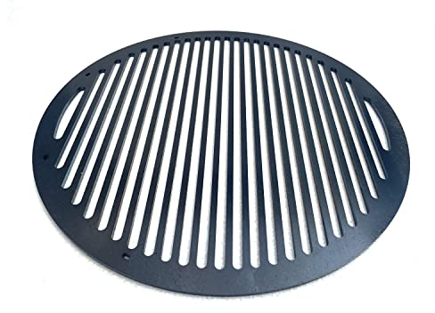 BonFeu BonBiza brasero para el jardín - brasero y Chimenea - brasero brasero de Acero Robusto - con Parrilla y Plancha para cocinar - brasero con Parrilla - 80x80x100cm