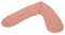 Theraline Ersatzbezug für Das Original Schwangerschaftskissen & Stillkissen, Stillkissen Bezug 190 cm, Feinstrick aus 100% Baumwolle, Farbe: Pfirsichrosa
