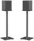 ELIVED Universal Speaker Stands for Surround Sound, 785mm Height Floor Speaker Stand for Satellites Up to 10KG, Bookshelf Speaker Stand with 2 Types of Foot Pads, Cable Management,1 Pair, Black EV5022