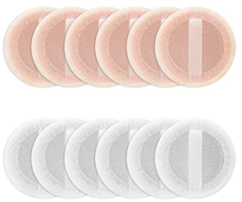 Sibba Beauty Blender - Spugna per il trucco, 12 pezzi, per l'applicazione di fondotinta, fondotinta, sfumatura viso, cosmetici opachi, cipria in polvere, pennelli per applicazione bagnata e asciutta