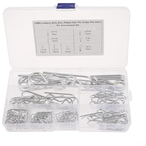 Kit complet de goupilles de serrage de type R 125 pièces conçues pour répondre à vos besoins d'entretien automobile