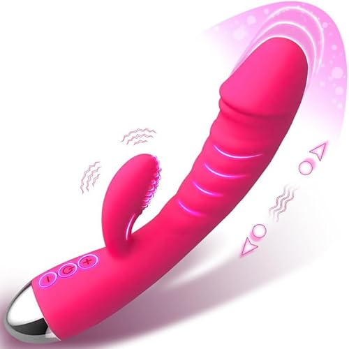 Vibradorador Mujer Juguetes Eróticos para Pareja Sexuales Silencioso Dildo Realista Vibrador con 10 Modos Vibradores Consoladores.. para Mujer con Vibración Vibradorador Clítoris Potente, A26022804