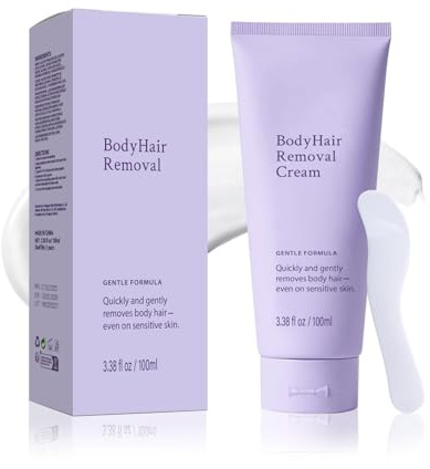 ZKUNL 1 pieza Crema Depilatoria para Piernas y Cuerpo, Crema Depilatoria para el Cuidado de la Piel, Body Hair Removal Cream,Depilación Corporal Suave,Suave y Tersa,Apto para Pieles Normales,100ml