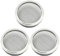 BESTonZON 3 stück Sprossengläser Deckel Edelstahl Jar Deckel Sieb 86mm Samen Sprießen Bildschirm für Wide Mouth Gläser