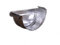 Trobak Dachrinne Aluminium Natur NW 150mm (333er) Länge 2 Meter (Endkappe links Aluminium Natur NW150mm)