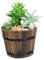 Happyyami Großer Outdoor-Pflanzgefäß aus Holz, Blumentöpfe, Whiskey-Pflanzgefäß, Vintage-Retro-Pflanzgefäß, Holzkübel, Pflanzgefäß, Pflanzgefäß, für den Innen- und Außenbereich, große