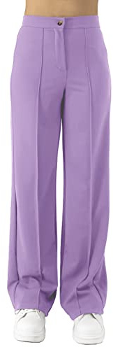 JOPHY & CO. Pantalón ancho para mujer (cod. 6554), lila, L