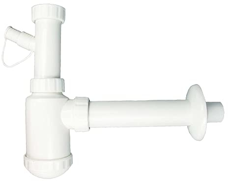 tecuro Sifone per bottiglie con attacco dispositivo, 1 1/2 pollici per lavello - 58503