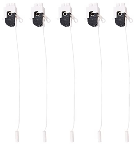 WANGCL 5PCS Pull Cord Switch ON/OFF 2A 250V AC Shower Pull Cord Switch Light Switch Pull Cord for Table/Floor/Wall/Chandelier