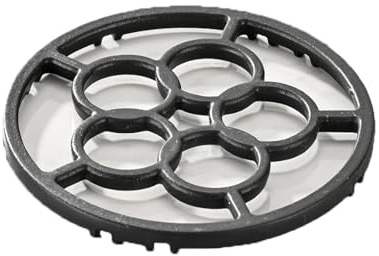 LTMSYO Cast Iron Gas Hob Ring Reducer Pan Support Ring for Moka Pot Coffee Pot, Metal Trivets for Kitchen Worktops 19cm