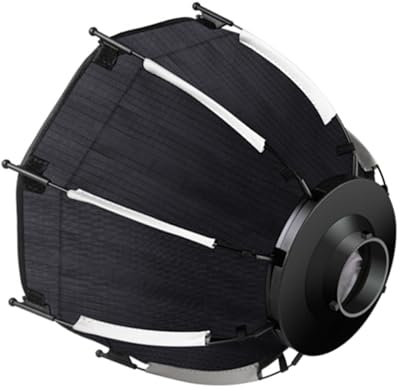 Modificadores de iluminación portátiles de 290 mm octogonal con conector pequeño, modificadores de luz suave octogonal aptos para viajes