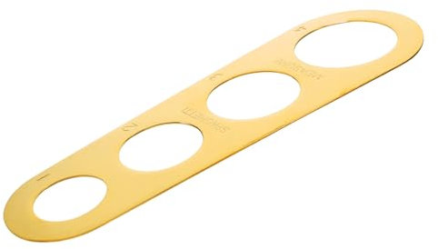 ROMISBABA Regla De Medición De Espaguetis De Acero Inoxidable Para Control De Porciones Herramienta De Cocina y Precisa Para Medir Pasta y Fideos Gadget Esencial Para Cocineros