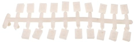 Gatuida Jeu de Tampons Numérotés Modulaires 0 à 9 en Plastique Blanc Chiffres Parfaitement Alignés, pour Étiquettes de Prix en Magasin et Entrepôt