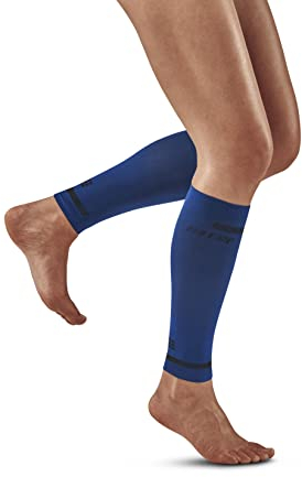 CEP - The Run Compression Calf Sleeves für Damen | Beingamaschen | blaue Beinstulpen zur effektiven Aktivierung der Wadenmuskulatur | Größe II | S