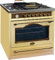 Kaiser Gas-Standherd Empire Kaiser HGE 93555 ElfEm, mit 2-fach-Teleskopauszug, katalytische Selbstreinigung, Retro Gas Elektro Standherd 90 cm Range Coocker