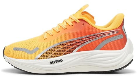 PUMA Damen Velocity Nitro 3 Laufschuhe 37.5 Sun Stream Sunset Glow White Orange Pink