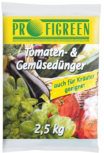 Tomaten- und Gemüsedünger 2,5 kg – Organischer Universaldünger für üppiges Wachstum und reiche Ernte, Ideal für auch für Kräuter, Obstbäume und Gemüsegarten