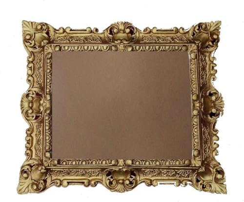 Generisch BILDERRAHMEN MIT GLAS BAROCKRAHMEN ANTIK BAROCK Gold 44x38 cm REPRO Bilder für 29x22 cm oder 22x29 cm Bilder RECHTECKIG 48R