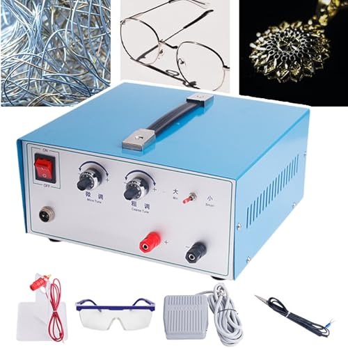 Smycken Automatisk Punktsvetsmaskin, Med Fotkontakt, Stativ, Pincett, Handhållen Punktsvetsmaskin, Smycken Punktsvetsmaskin, Punktsvetsutrustning, För Guld Silver Stålsvetsning,80A
