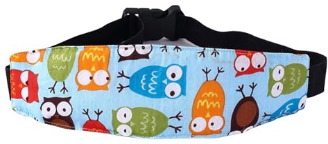 Ceinture de soutien de tête de siège de voiture, respirante et douce, livrée avec une boucle réglable, avec des propriétés d'amortissement confortables, convient pour siège bébé, poussette et peut