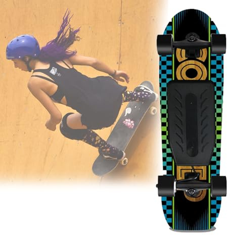 Atwynd Longboard Portable pour Débutants, Skateboard électrique Professionnel avec Télécommande et Régulateur de Vitesse, Autonomie de 26 km, Charge Rapide de 90 Min A-Singledrive