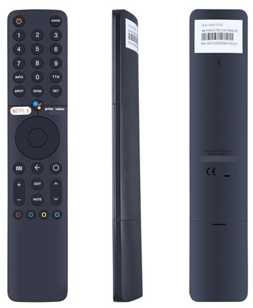 WKOLF XMRM-19 Telecomando Vocale per Xiaomi MI P1 32 43 55 Q1 e 75 Serie Android Smart TV L32M6-6AEU, L50M6-6AEU, L55M6-6ESG, L75M6-ESG
