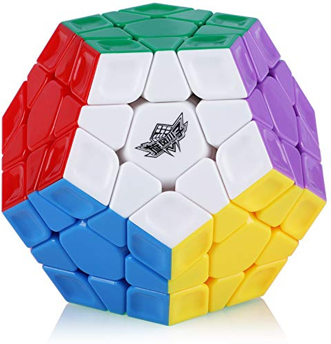 Maomaoyu Megaminx Speed Magic Cube 3x3, Stickerless Cube Magique Pentagonal de Vitesse pour Enfants et Adultes, 3D Puzzle Cube Brain Teasers