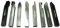 AI 8 Piece HSS Lathe Tool Set 6mm 1/4 Shank Metal Lathe Tool - Bag Packed