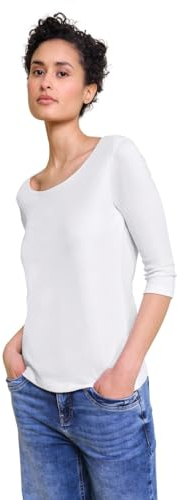Street One Damen Style Pania T-Shirt, Weiß Neu, 38