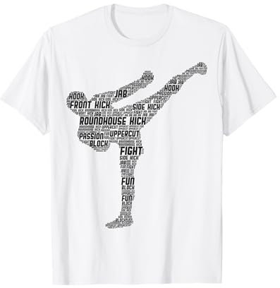 Kickboxen Kickboxer Taekwondo Karate Kinder Jungen Männer T-Shirt