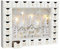 PE Christmas Wooden Advent Calendar with 24 Drawers to Fill Small Gifts Christmas Scene with LED Lights Countdown to Christmas Tabletop Decoration for Adults and Kids 14 x 2 x 10.5 inch (White)