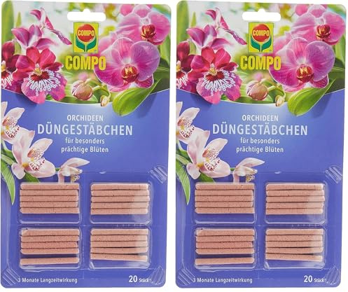 Compo Düngestäbchen für Orchideen (Packung mit 2)