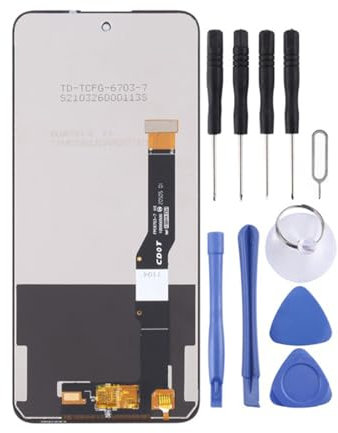 ZIDDAR Pantalla de piezas de reparación de montaje completo con herramienta digitalizador LCD para pantalla LCD de 20L+/20 Lite y digitalizador