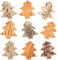 Baker Ross AV886 Rindenbäume, perfekt zum Basteln von Weihnachtskarten (30 Stück), sortiert