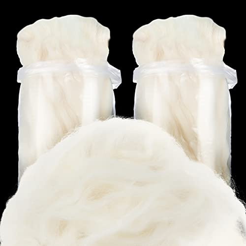 Tegeme Lambs Wool for Toes 1.76 Oz/50g Soft Feet Cushion Toe Separator Lambs Wool Pads Blister Prevention Bunions Callus Remover Cushions for Hiking Pointe Shoes Feet Protectors