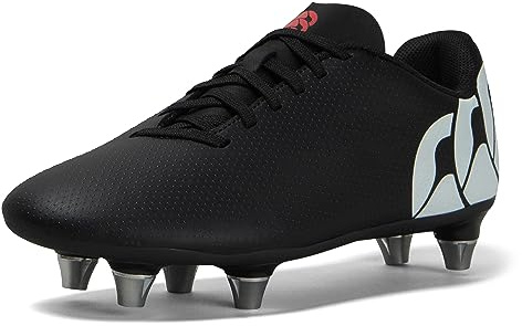 Canterbury Junior Unisex Speed Raze Boots, Black/White, 1 UK