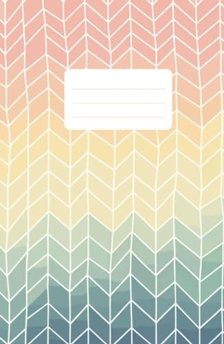 Vokabelheft: A5, 75 Blatt, liniert, 3 Spalten durch Trennlinie, breitere 3. Spalte für Texte, schönes Design auf Hardcover