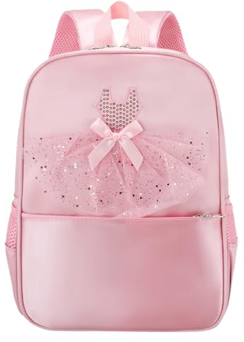 Générique Cartable Garçons Filles Maternelle - Sac à Dos pour Enfants Tendance Sac de Danse Moderne à bandoulière pour Ballet Sac de Rangement Pratique kit d'entraînement pour Jeunes