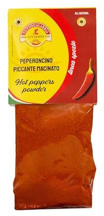 TuttoCalabria - Malen Chilipeppar - Malen Kalabrisk Peppar - GMO-fri och Tillverkad i Italien, 100g