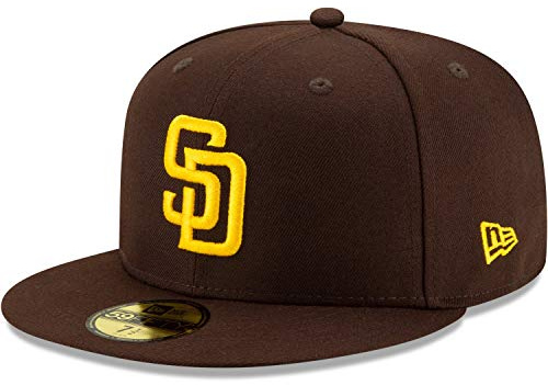 New Era San Diego Padres MLB AC Performance Brown 59Fifty Basecap - 7 3/4-62cm (XXL)
